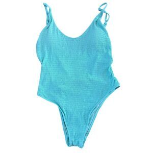 Aerie One-Piece Swimsuit Mint Green Scoop Neck Size Medium